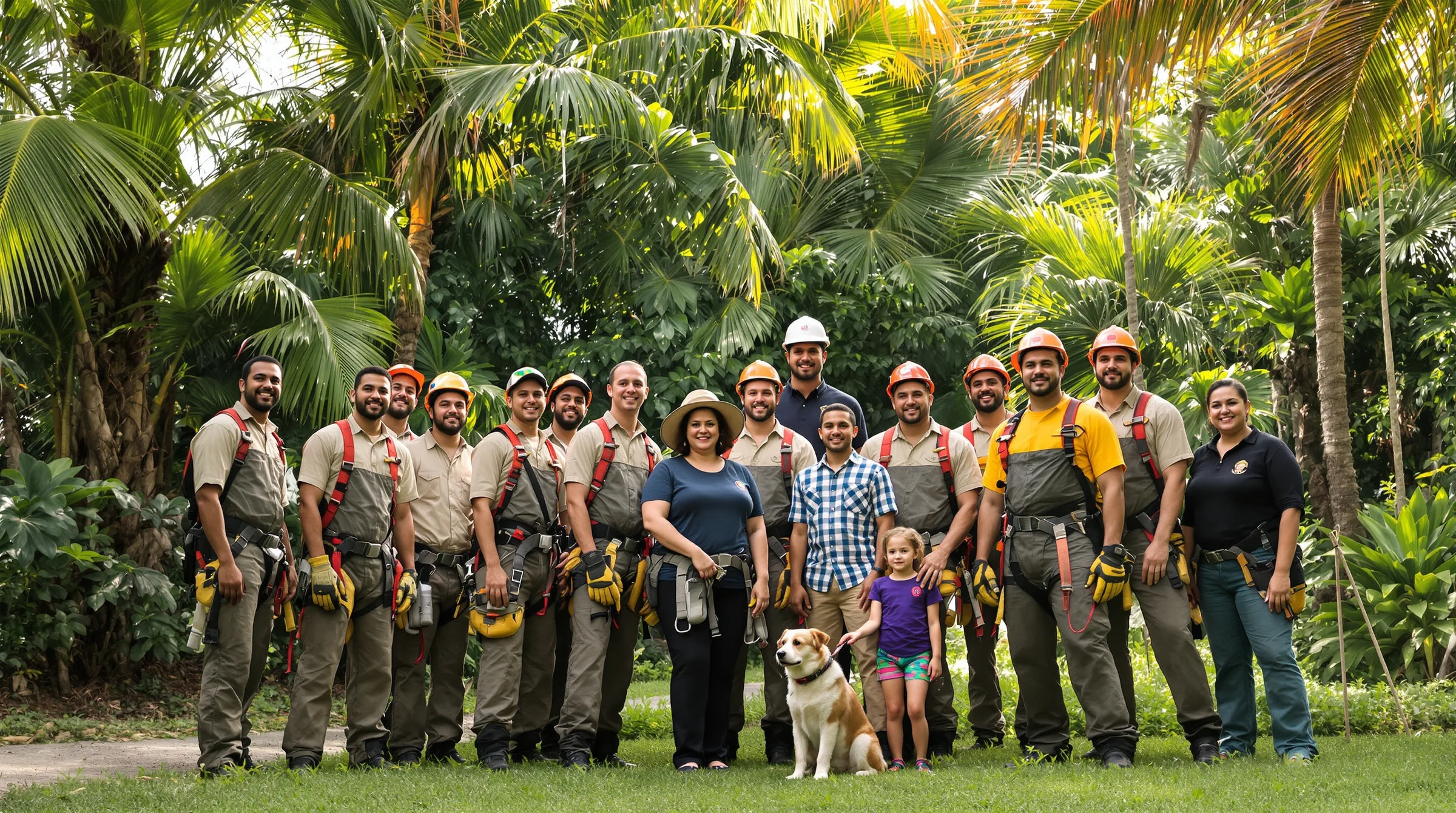 Kamahele Land and Tree Care team - professional tree service crew in Hawaii