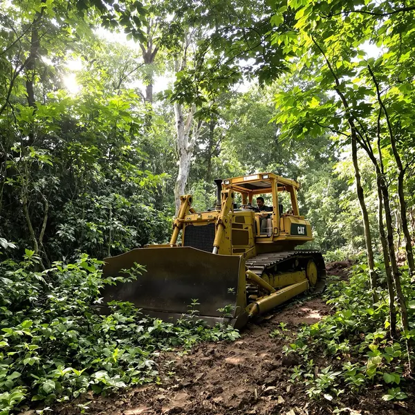 Heavy equipment for land clearing projects